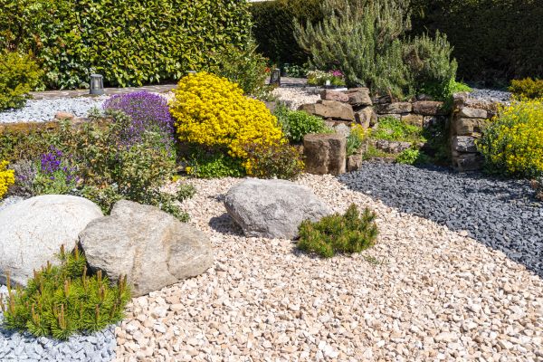 Decorative Gravel Installation in Mill Valley