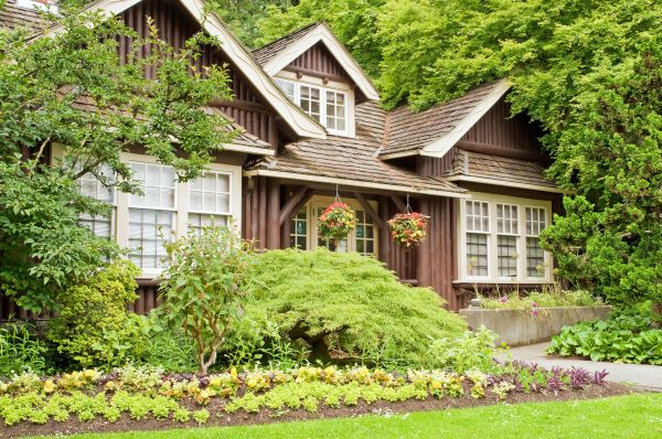 Log Home Landscaping in Mill Valley