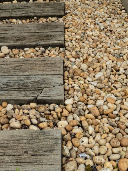 Pea Rock Installation in Mill Valley